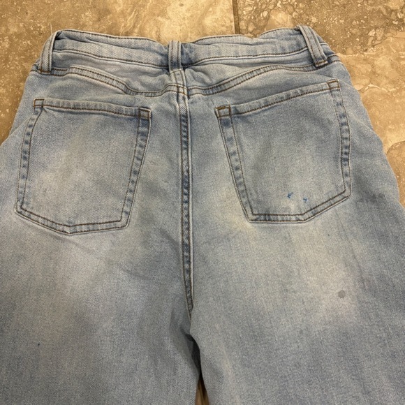 Kuromi Sanrio Wide Leg Jeans Light Wash Graphic Denim Pants Size 3 Womens - Picture 8 of 15